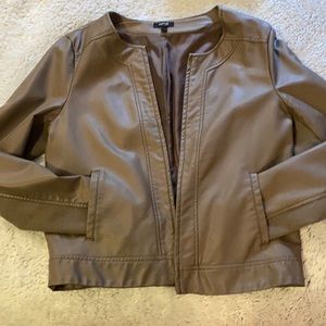 Leather Tan Jacket